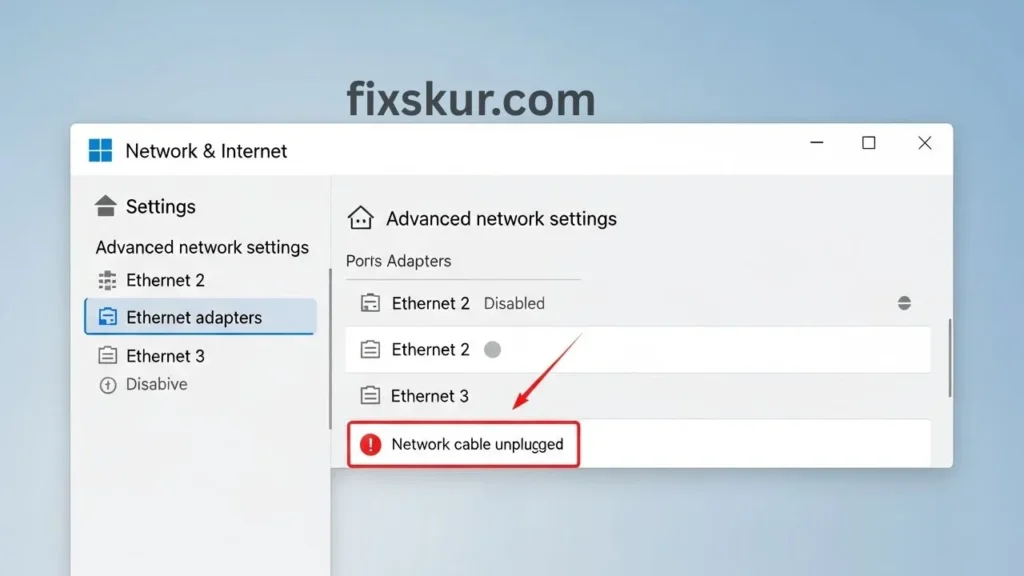 Check Network Adapter Settings