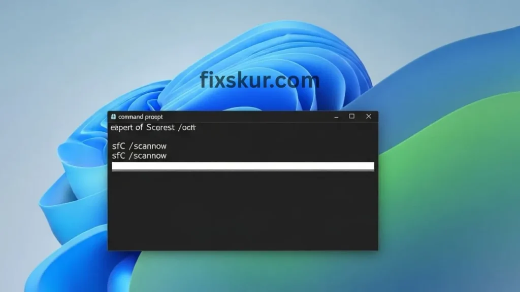 System File Checker (SFC scannow)